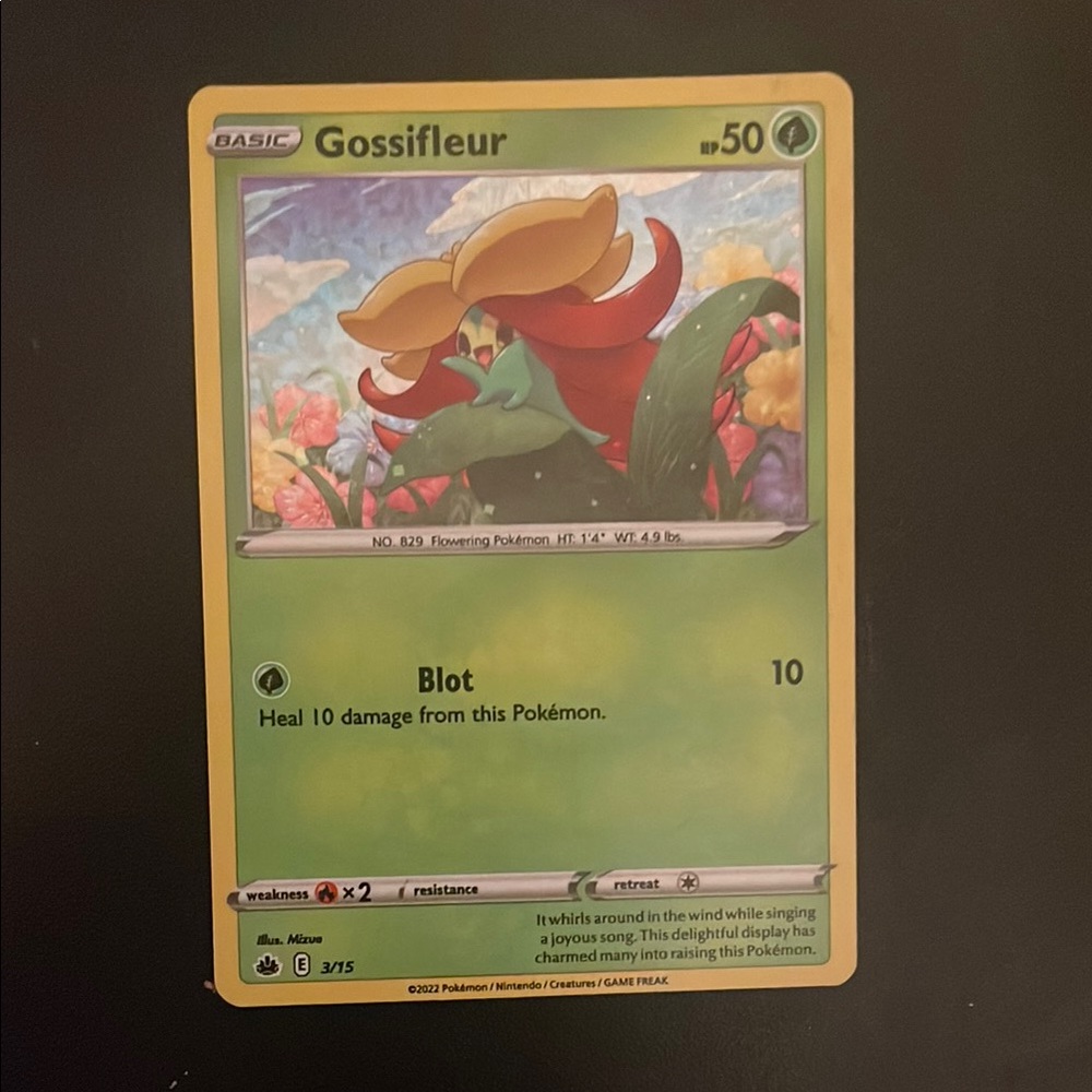 Gossifleur Pokémon Card
